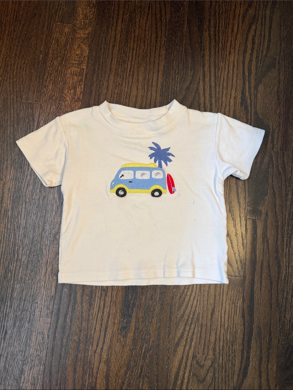 Luigi Kids Short Sleeve Tee with Surf Van Graphic